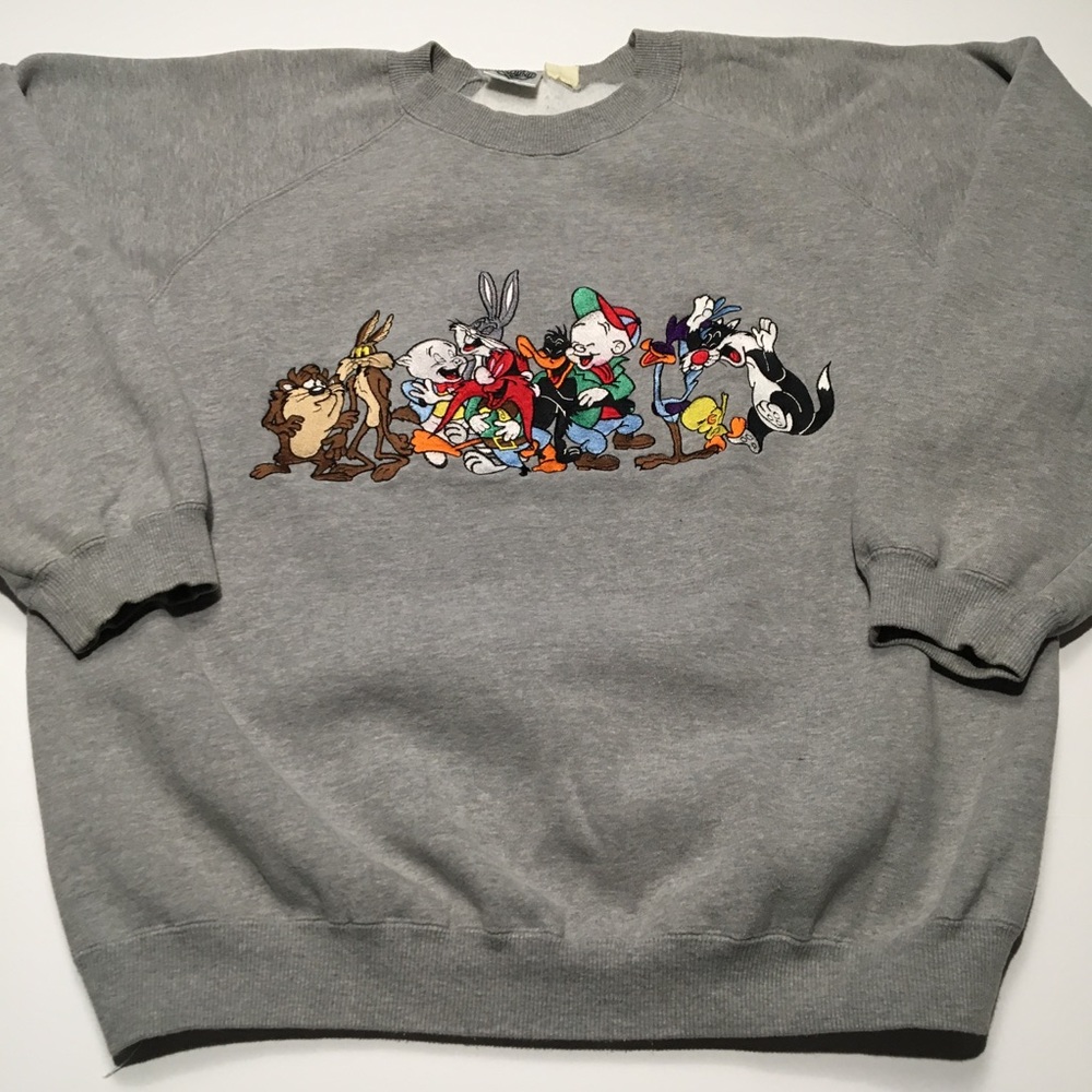 Vintage 90s Looney Tunes Crewneck L